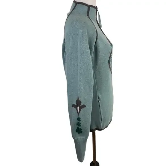 Athleta 1/3 Zip Mock Neck Pullover Sweater Size Medium - Picture 4 of 8